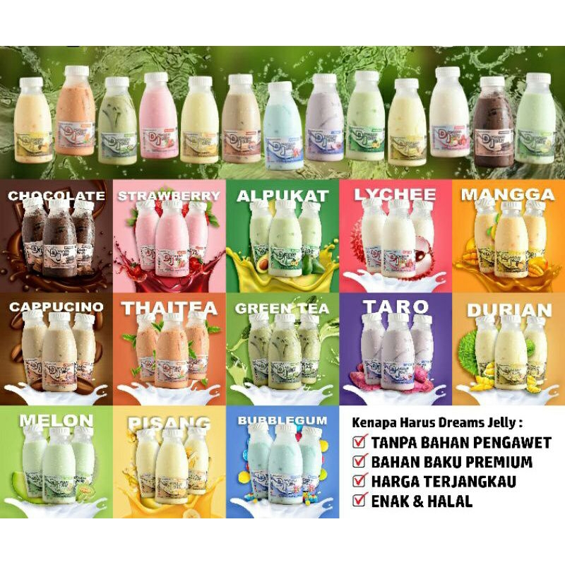 

minuman jelly bisa pilih rasa