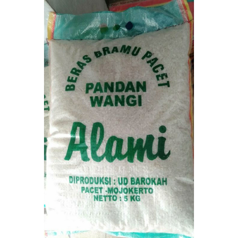 

Beras 5 kg Bramu Alami Pacet