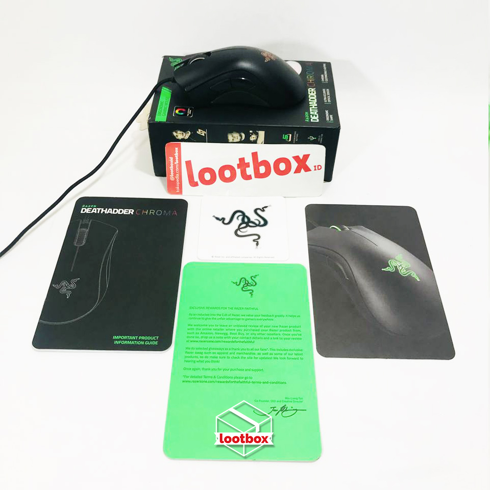 Mouse Gaming Razer Deathadder Chroma ORIGINAL [SECOND]