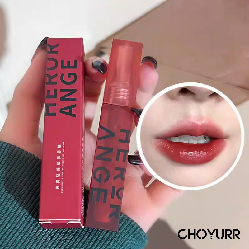 【COD】HERORANGE Air Matte Velvet Lip Cream Waterproof Lipstick Long Lasting Lip Gloss-CH