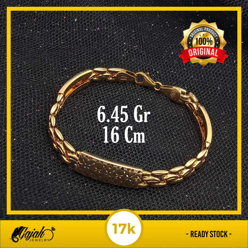 Gelang Emas 17K - 6.45 Gr Kadar 750 - 5164