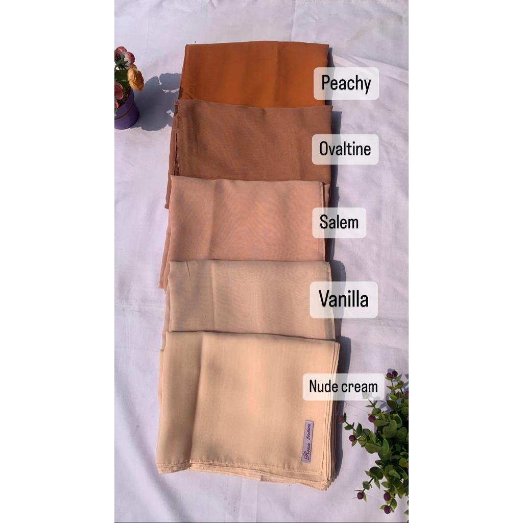[ COD ] Bella Square 40 Warna Hijab Segiempat pollycotton