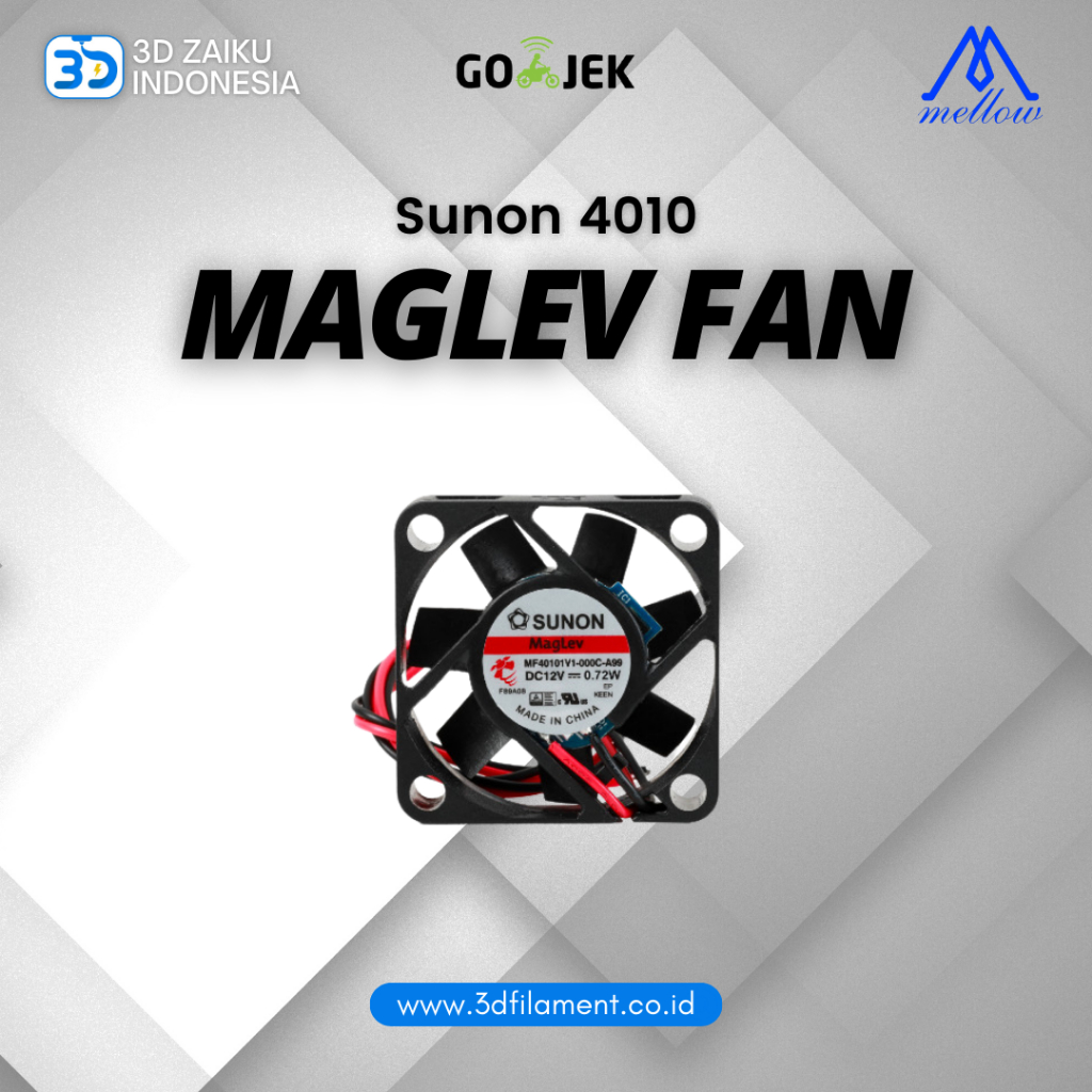 Original Mellow Sunon Axial Fan 4010 Maglev High Power Silent Fan