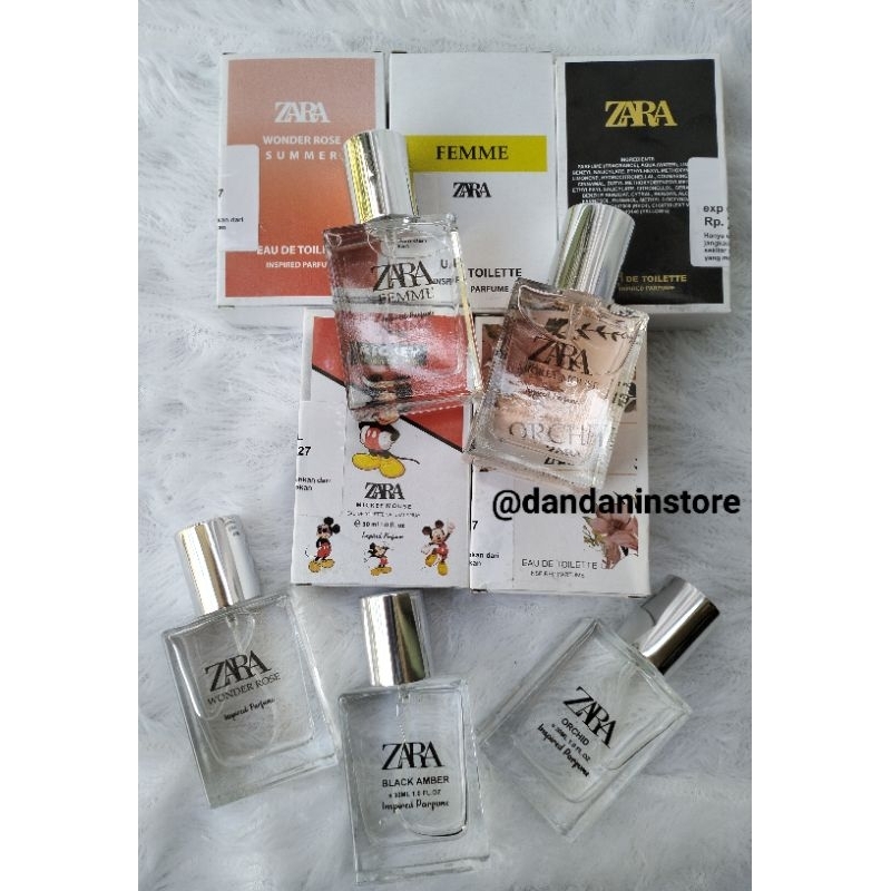 GRATIS HANDBAG ZR !! Parfum ZR Inspired Dapet 5pcs dan 3pcs Pria dan Wanita Zaraa Orchid Man Women Import 30ml Kado Gift Parfume Murah farfum import