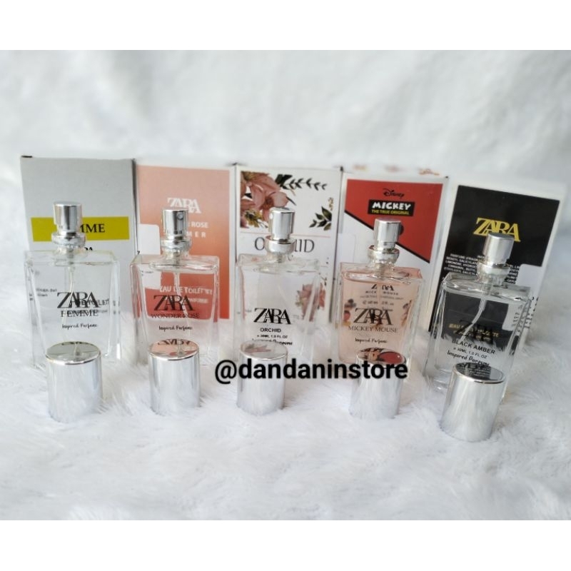 GRATIS HANDBAG ZR !! Parfum ZR Inspired Dapet 5pcs dan 3pcs Pria dan Wanita Zaraa Orchid Man Women Import 30ml Kado Gift Parfume Murah farfum import