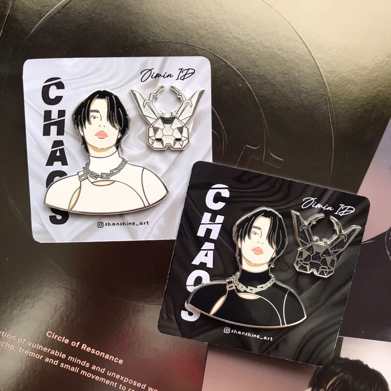 JIMIN ID: CHAOS Enamel Pin