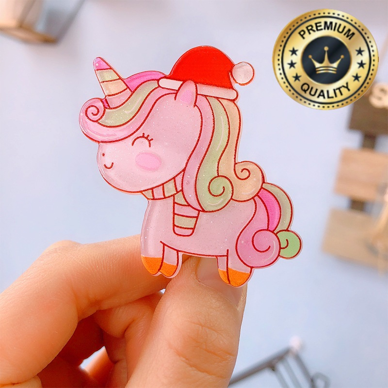 Jepit Rambut Anak Perempuan Hairpin Unicorn Cute