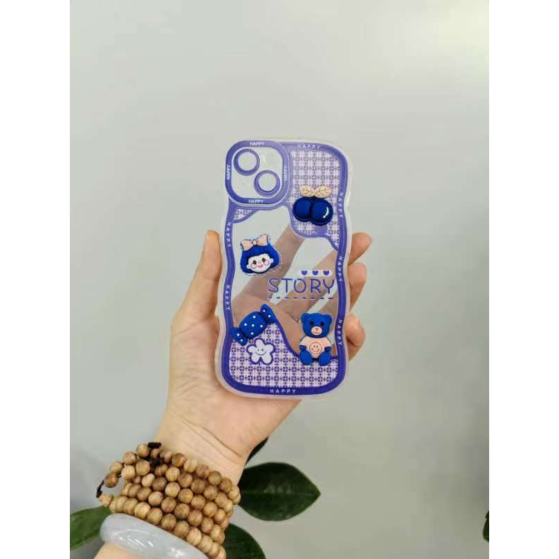 Silikon Case UNIK WAVE 4D DOLL TIMBUL For SAM/RED/IPH