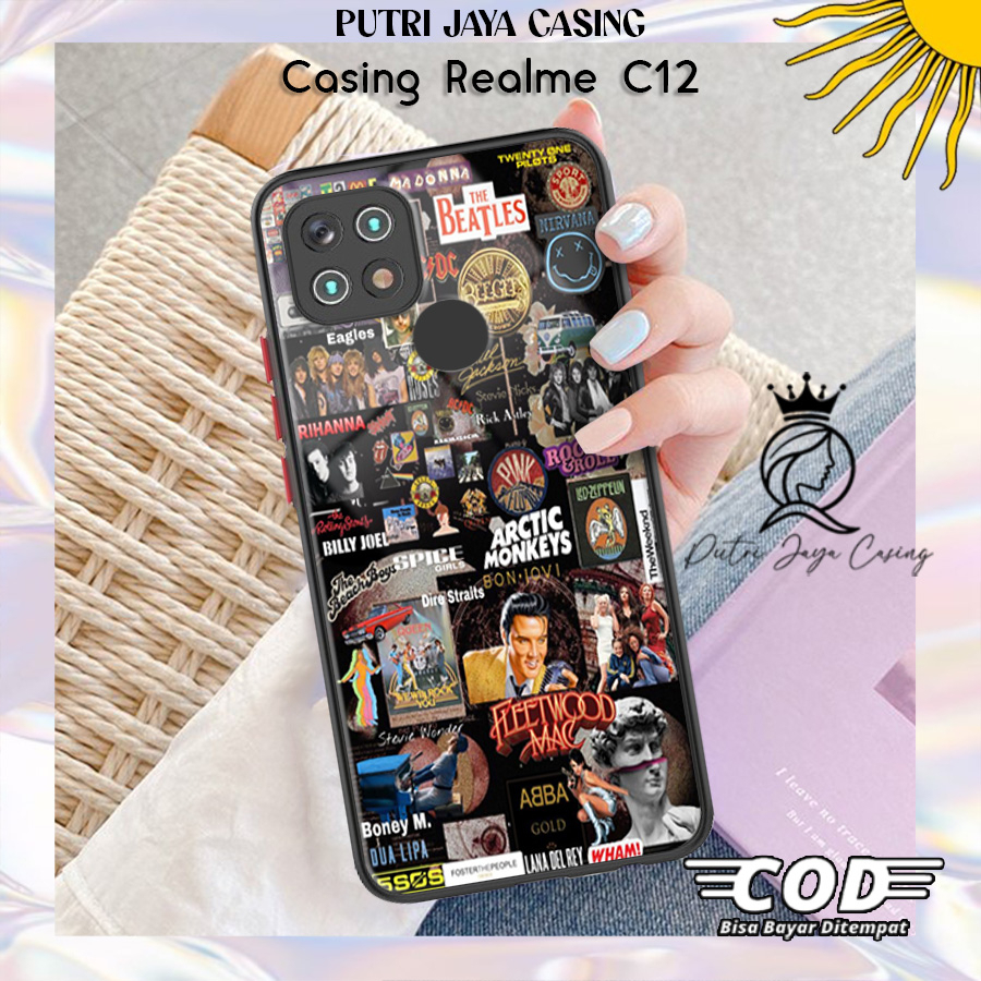 Case Hp Realme C12 casing Realme C12 Motif AESTHEBLACK Casing Terbaru Case Karakter Lucu Casing Lucu