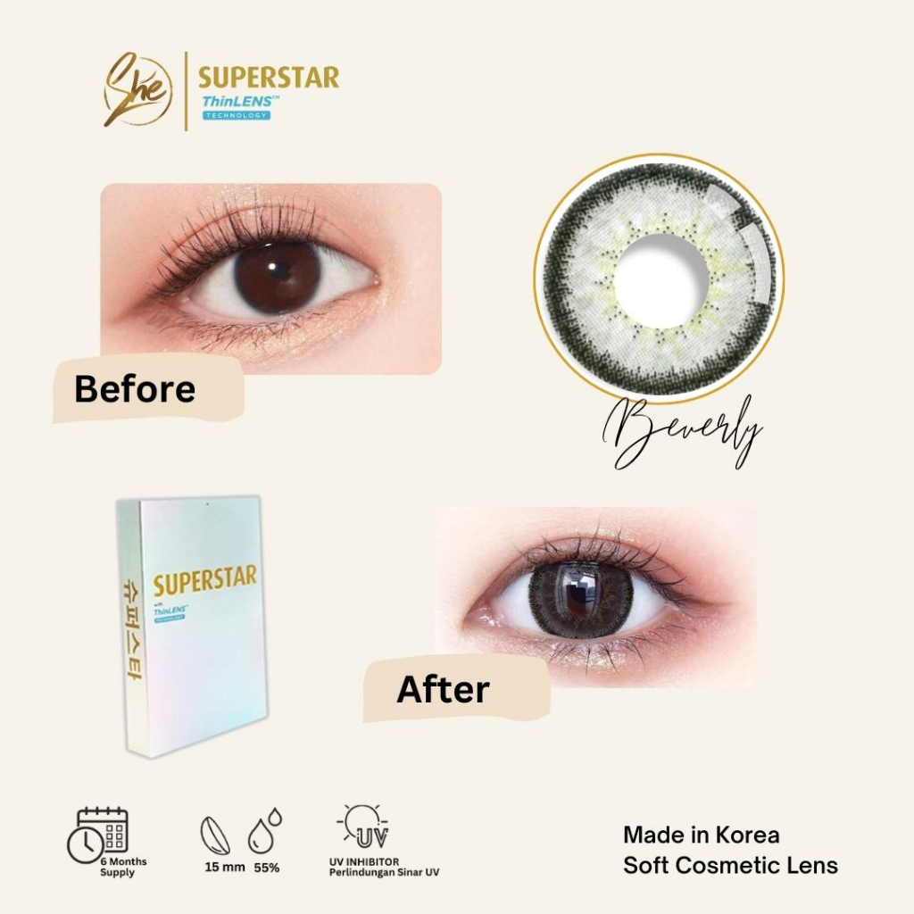 Superstar Beverly lensa warna softlens premium