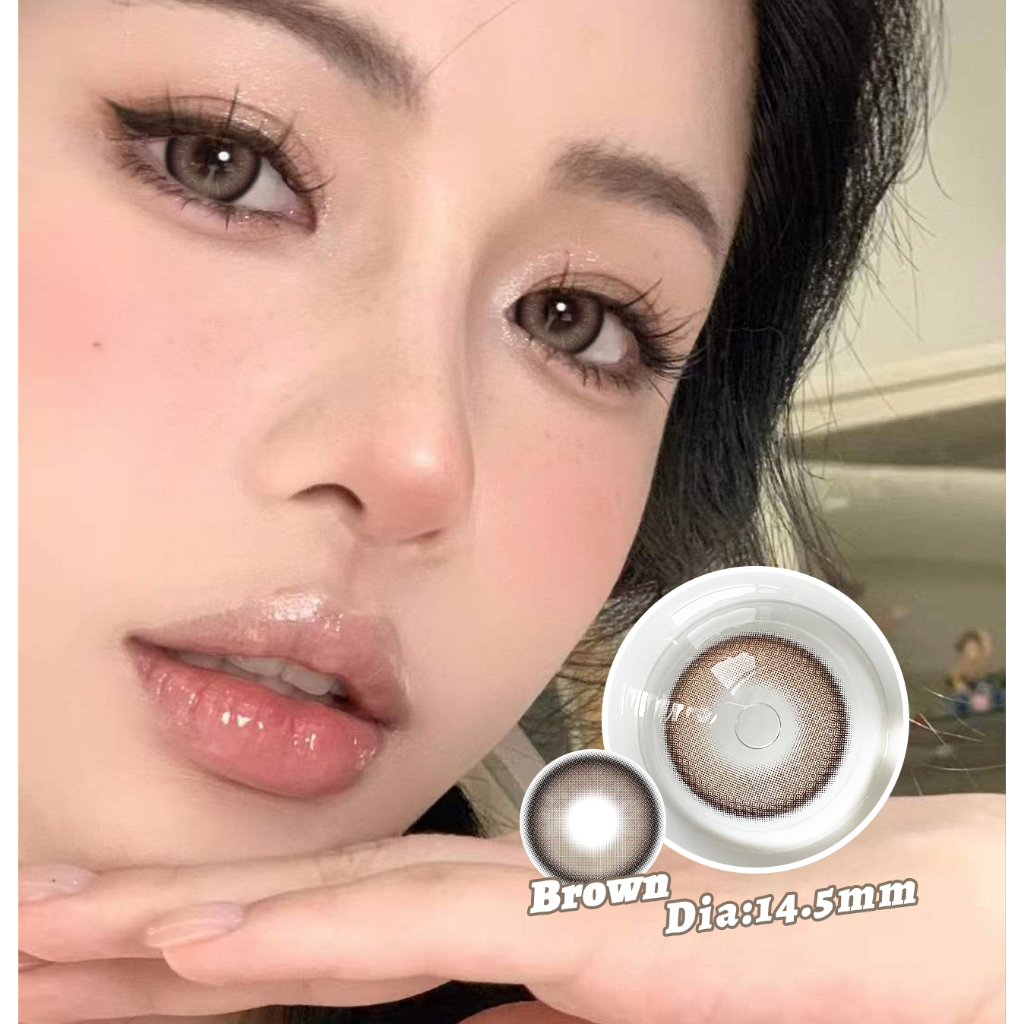 (COD) Sepasang lensa kontak berwarnaDiameter: 14-14,5 MMsoftlenssoftlenssoflensoftlens murahsoftlens