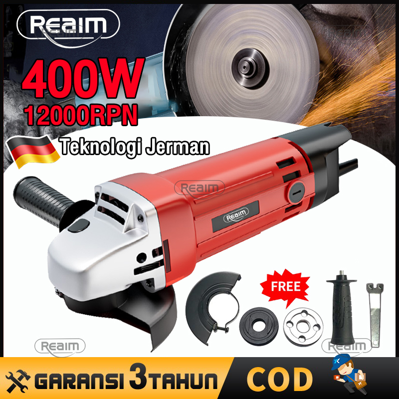 BISA COD Mesin Gerinda Tangan Listrik 4” Laxton Angle Grinder  Mata Potong, Poles, Piringan Amplas,  Gerinda Tangan Murah