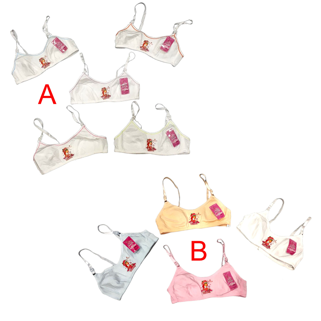 BRA ABG JLQ Tanpa busa dan tanpa kawat-Training Bra