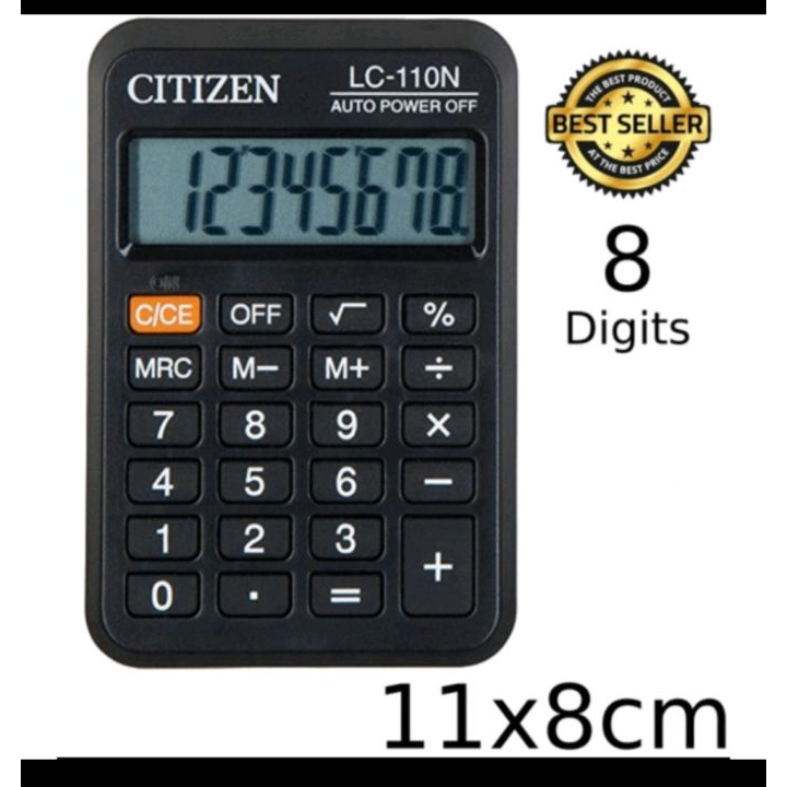 Citizen Kalkulator / Calculator Mini LC-110N