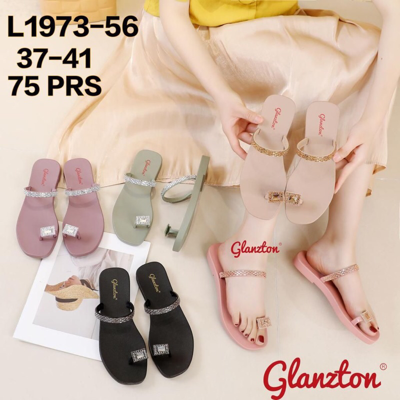 Sandal Jelly Glanzton L1973 Sandal Jepit Jempol Ring Terbaru