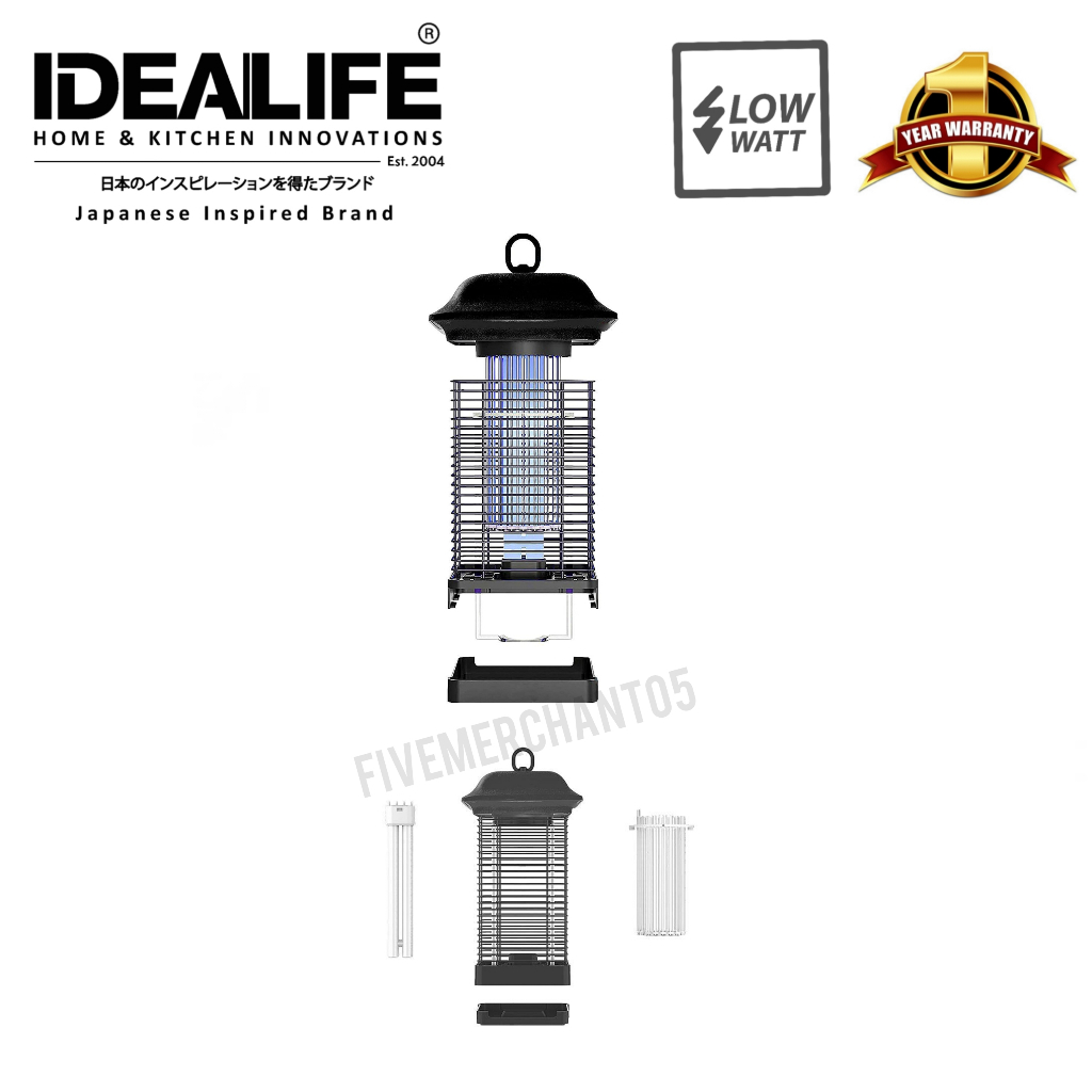 Insect Killer IDEALIFE IL 290A Perangkap Lampu Nyamuk IL290 A LED Insect Killer Lamp IL290A Low Watt