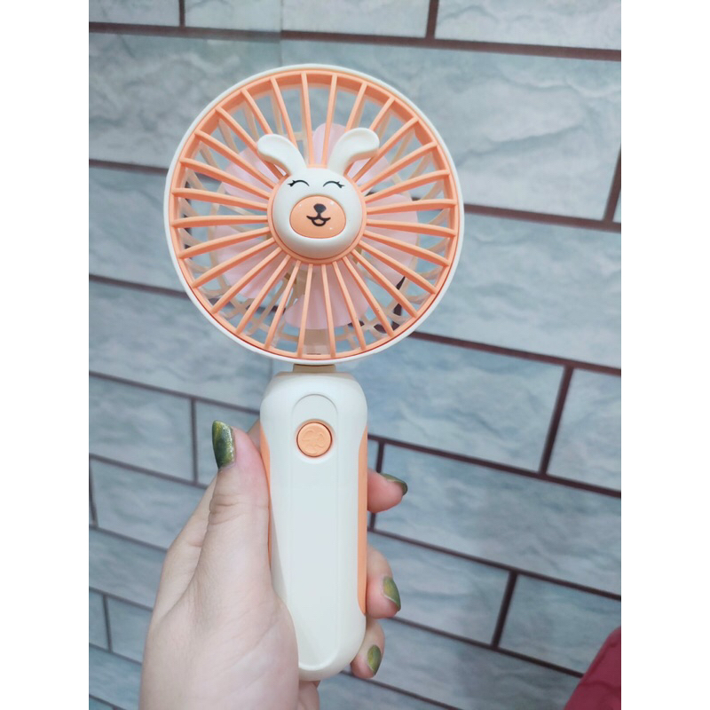 Kipas Angin Mini Portable HK-59/ Mini Fan USB Rechargeable Desktop Fan/Kipas Angin Travel