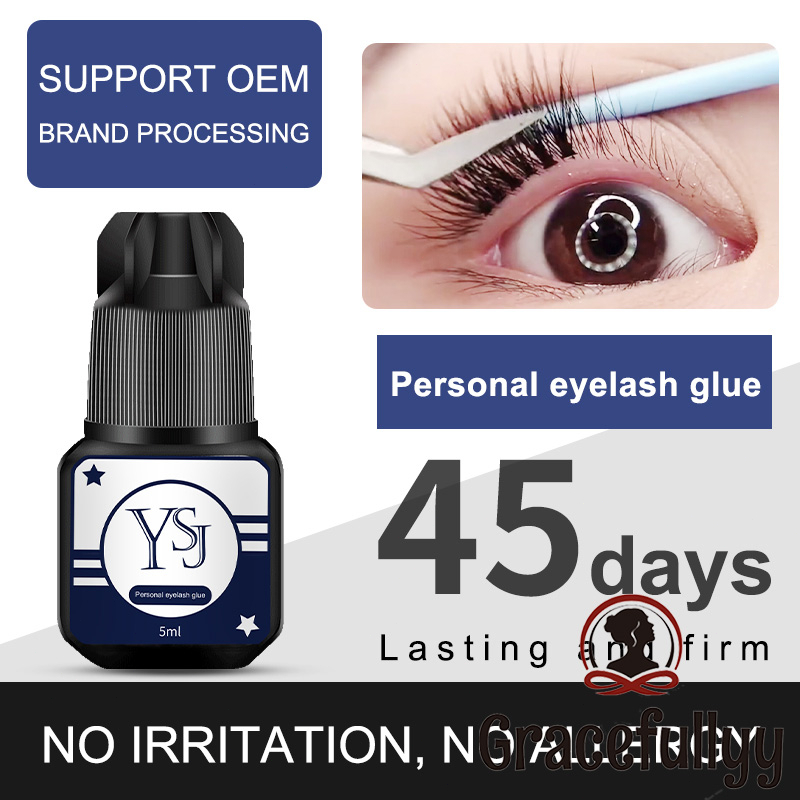 jjShop- [COD]YSJ Lem Bulu Mata 5ml Palsu Hitam Eyelashes Glue Clear Black Tahan Lama Waterproof Lem