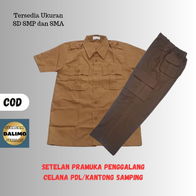 Setelan Pramuka Penggalang Celana Pramuka PDL Seragam Dalimo