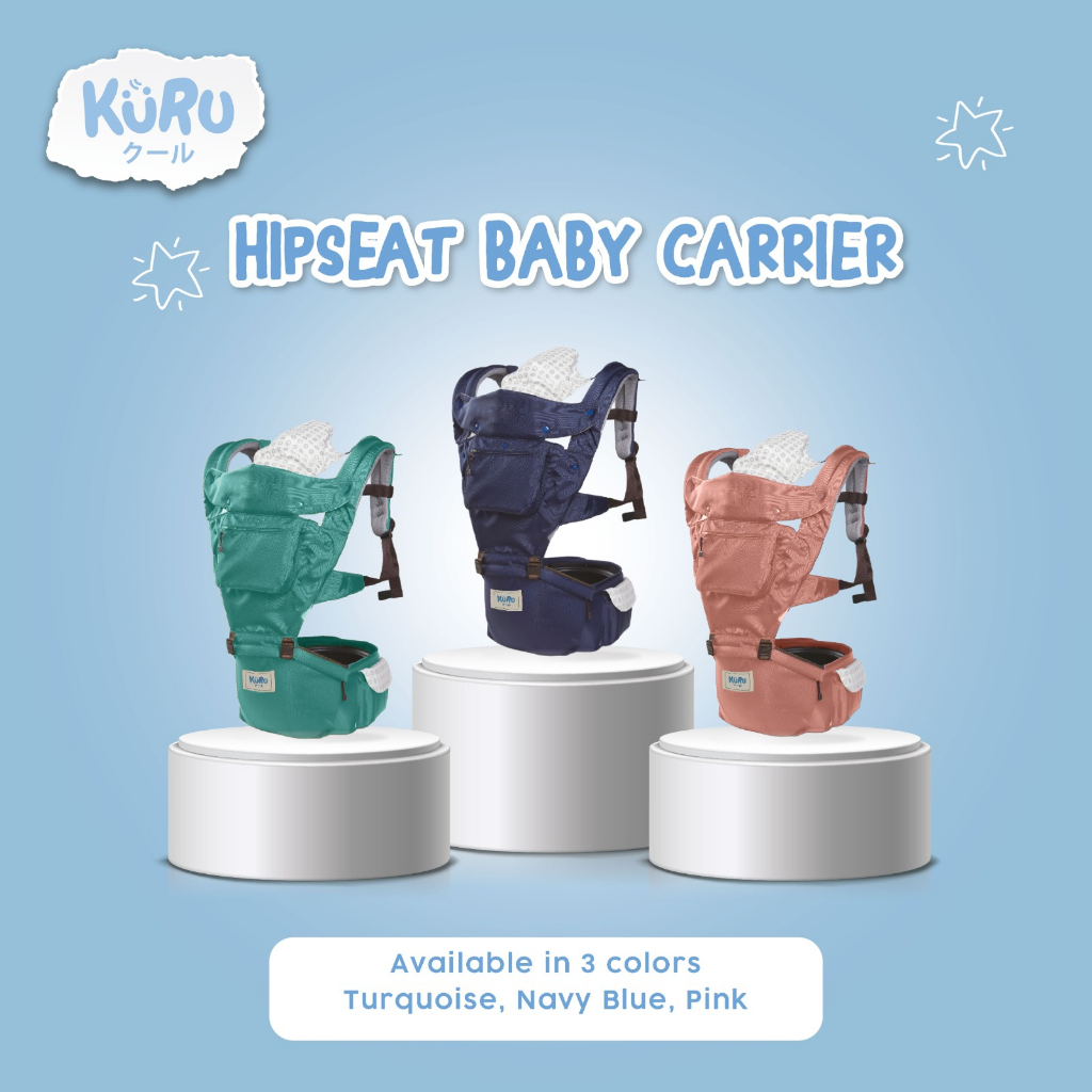 KURU BC31 Hip Seat Premium Baby Carrier | Gendongan Bayi HipSeat Ergonomis