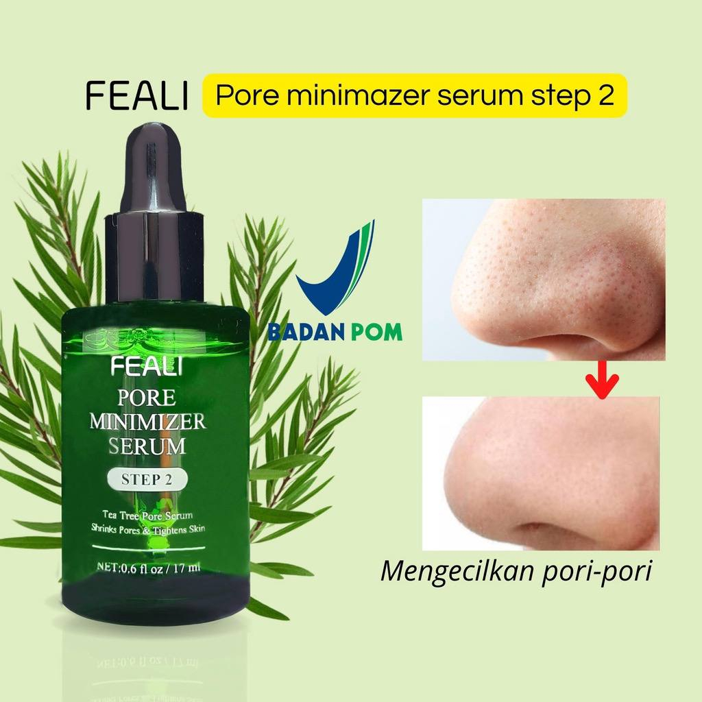 [BPOM] FEALI BLACKHEAD REMOVER MASK STEP1 DAN STEP2 PORE SERUM