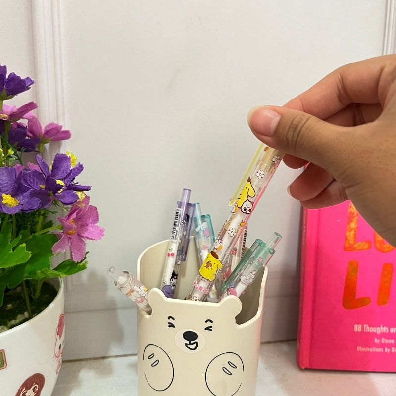 

Pulpen Cetek Sanrio Kuromi Melody Purin Hello Kitty Pen Gel Unik Lucu Alat Tulis Kantor Termurah