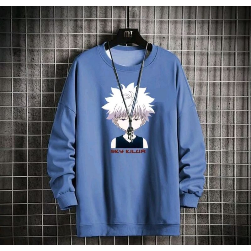 Sweater Crewnek Rancung Anime  Sweater gambar keren