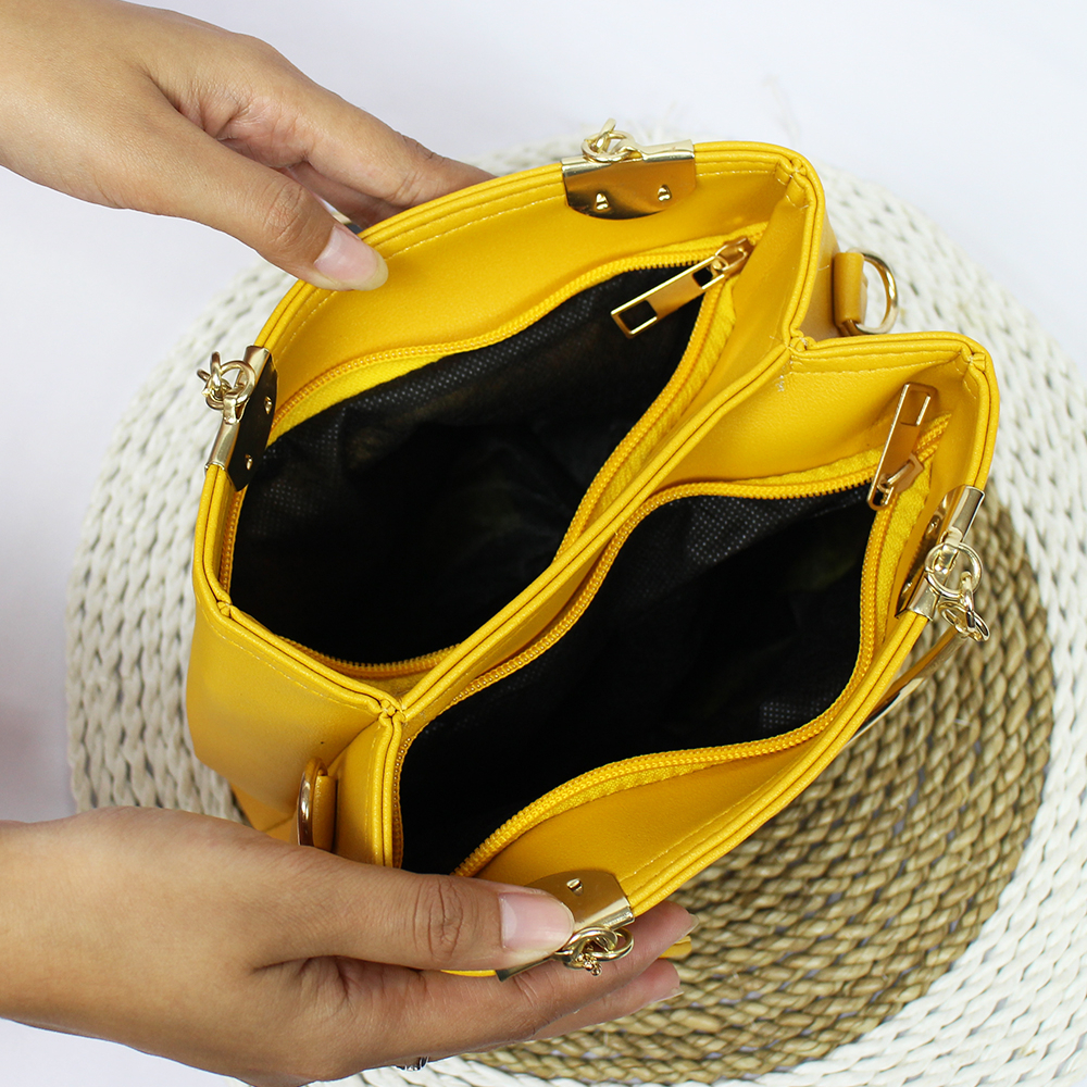 TUAH SLIMBAGS MX - 73 / Tas Selempang Wanita / Tas jinjing Wanita /NEW ARIVVAL / Shoulder Bag CeciLLa Premium 2 Ruang Gagang Besi Gold NekeL Series High quality  Tas Kerja Wanita / Tas Pesta Wanita / Tas Wanita Terbaru Kekinian &amp; Terlaris 2023