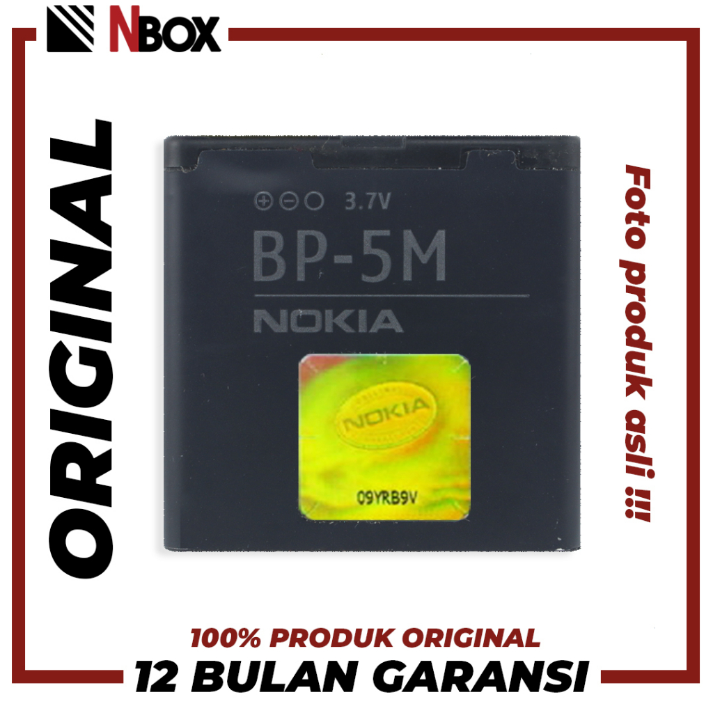 [GARANSI 100% ORIGINAL] Baterai  Nokia Xpress music 5610 / 5700 / Navigator 6110 / 6220 Classic / 65