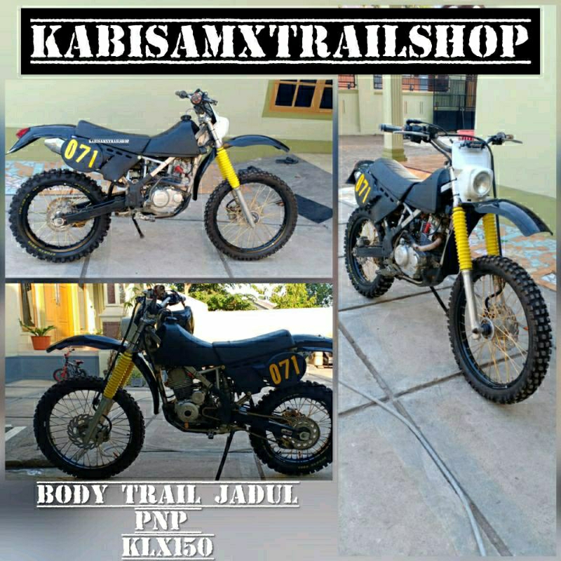 body trail klx jadul model suzuki rm klasik body klasik pnp klx