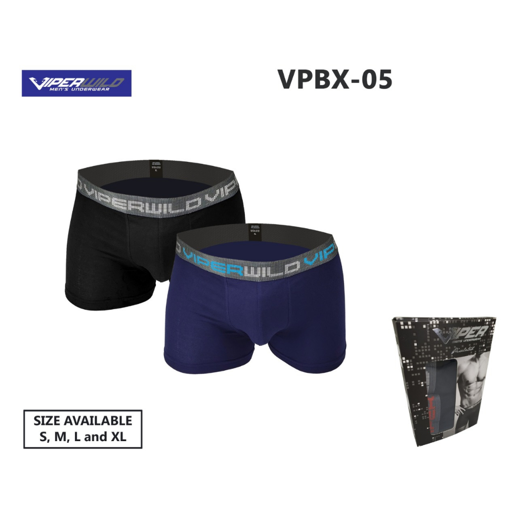 Celana Dalam Boxer Pria 2PCS VIPER &quot;Pixelated 2&quot; VPBX-05