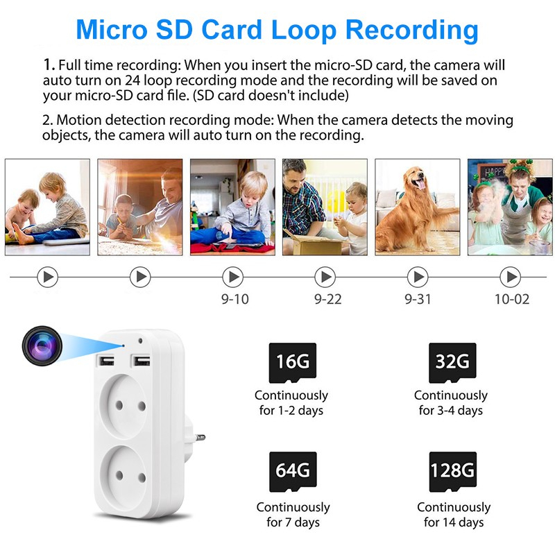 KAMERA CCTV MINI JARAK JAUH TANPA KABEL TERSEMBUNYI SPY CAM MINI WIFI USB CAMERA KECIL PENGINTAI SPYCAM HIDDEN IP CAMERA MATA MATA JS107