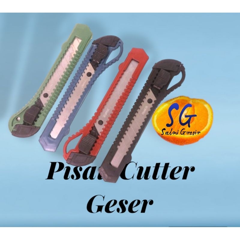 

Pisau Cutter Geser Standart Gagang Plastik