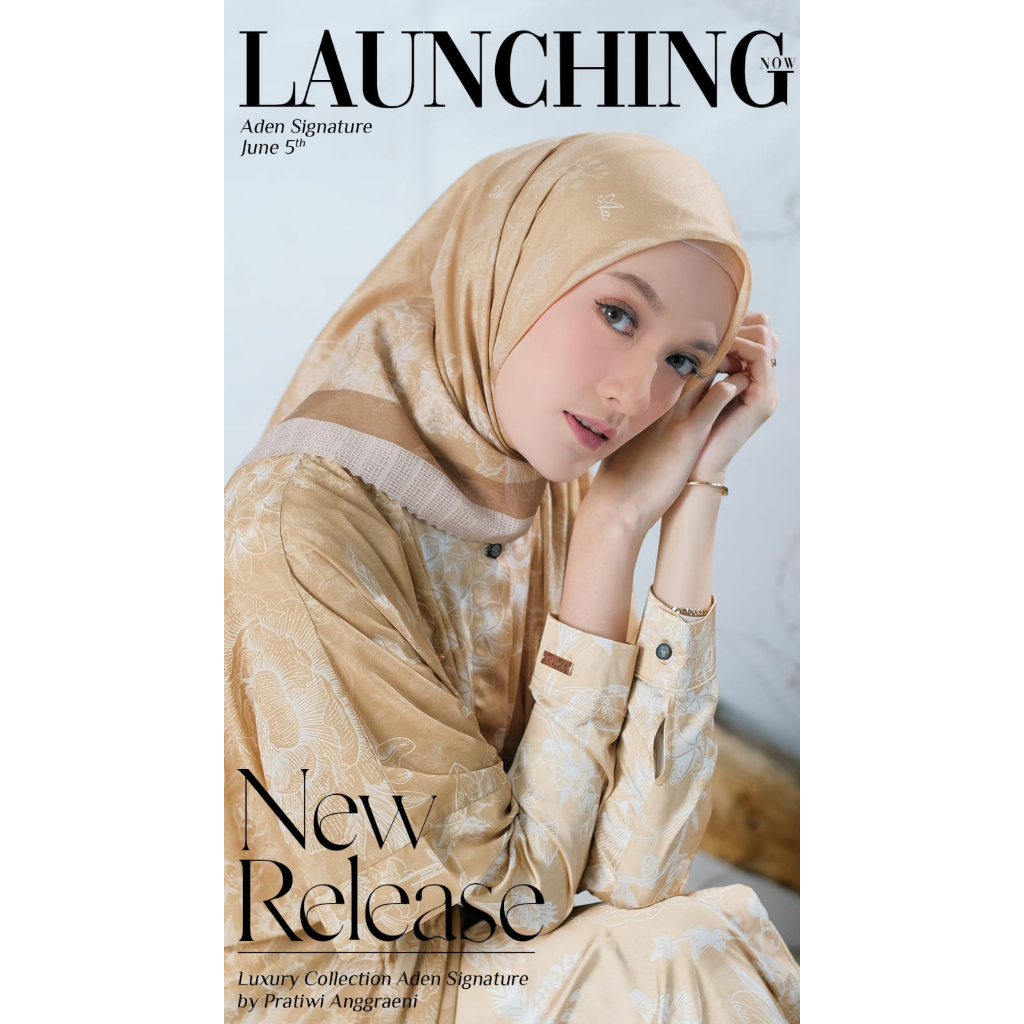 EDEN BY ADEN SIGNATURE - GAMIS ADEN SIGNATURE - ADEN HIJAB PREMIUM
