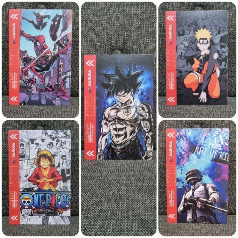 Backskin garskin skin anti jamur pelindung belakang hp gambar karakter unik lucu anime semua tipe ada lengkap