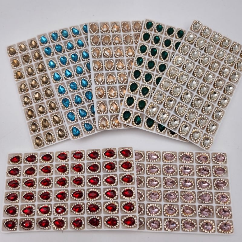 swarovski super CC bentuk TETES cangkang tetes dijual per BOX