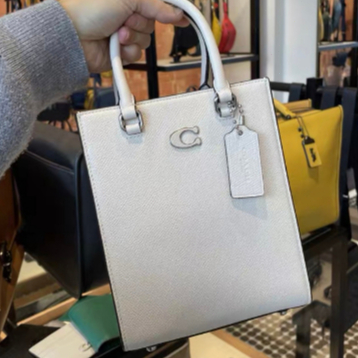 COACH CJ795 Original Men's Classic Logo Size 16 Tote Bag Mobile Bag Single Shoulder Bag Crossbody Bag Handbag  sjb