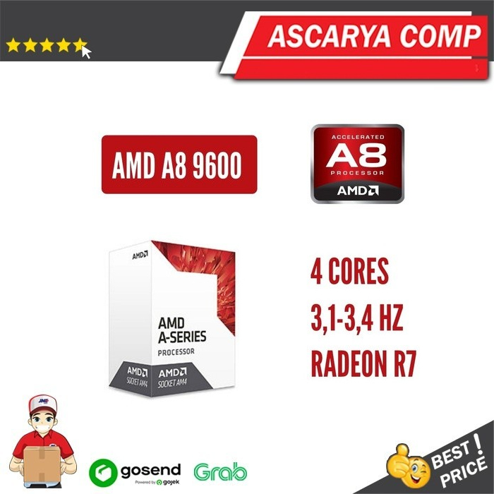 AMD 7th Gen A8-9600 APU - AM4