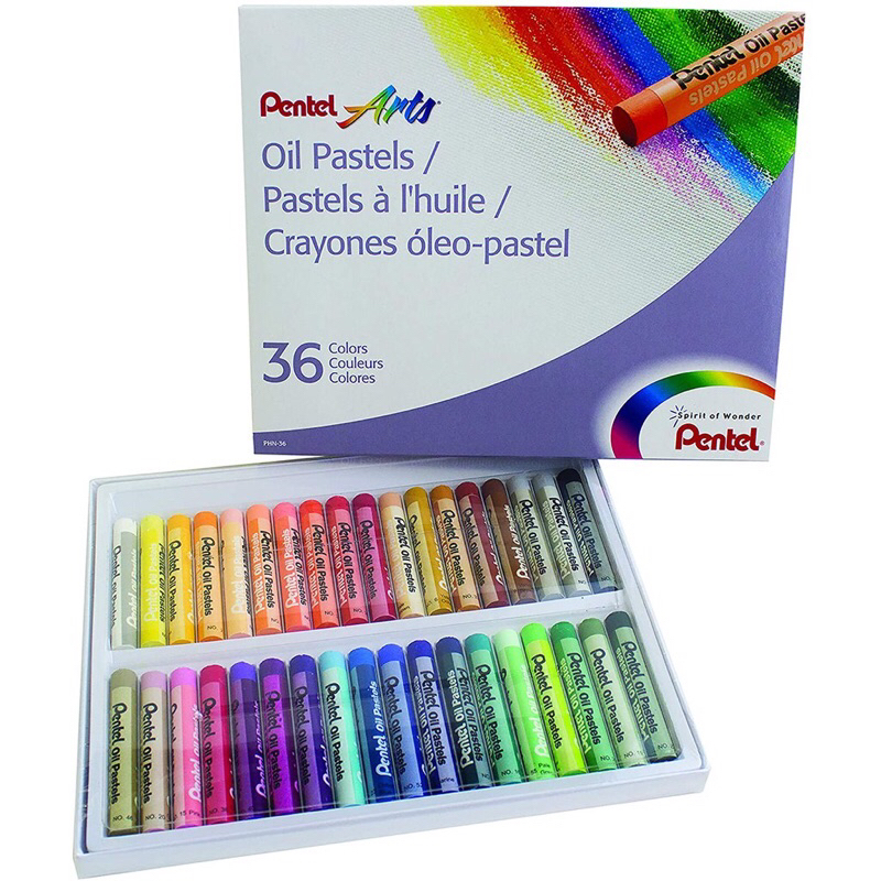 

Crayon Oil Pastel Pentel Arts 36 Warna Crayon berkualitas