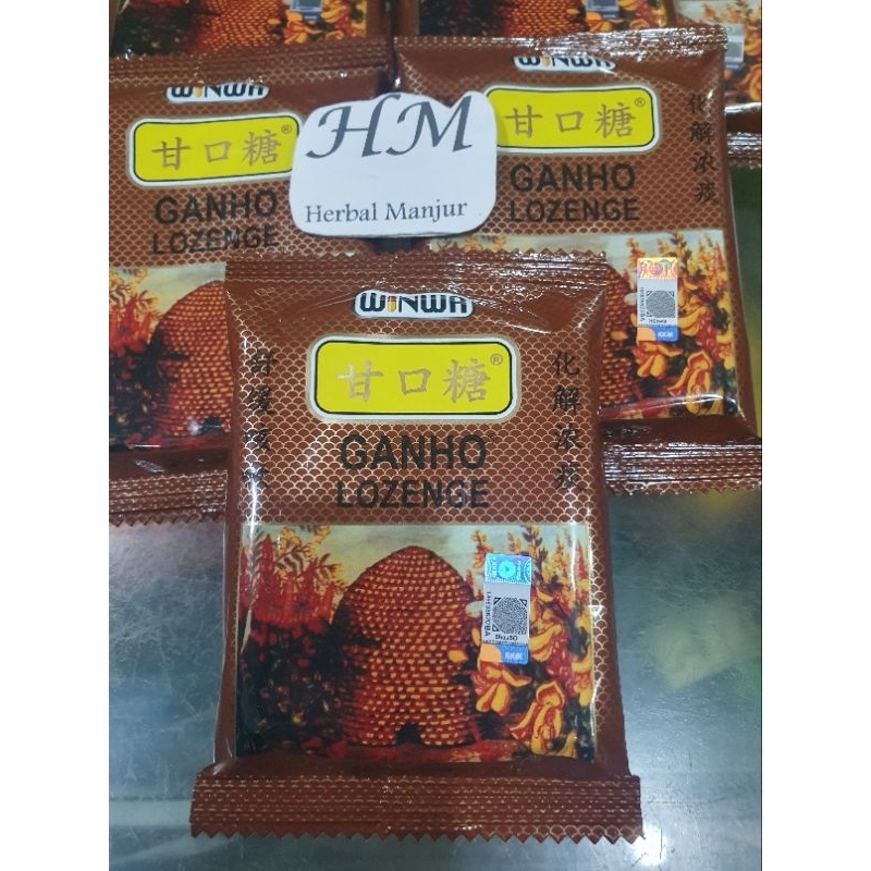 

WINWA GANHO LOZENGE 甘口糖 / PERMEN UNTUK TENGGOROKAN & BATUK