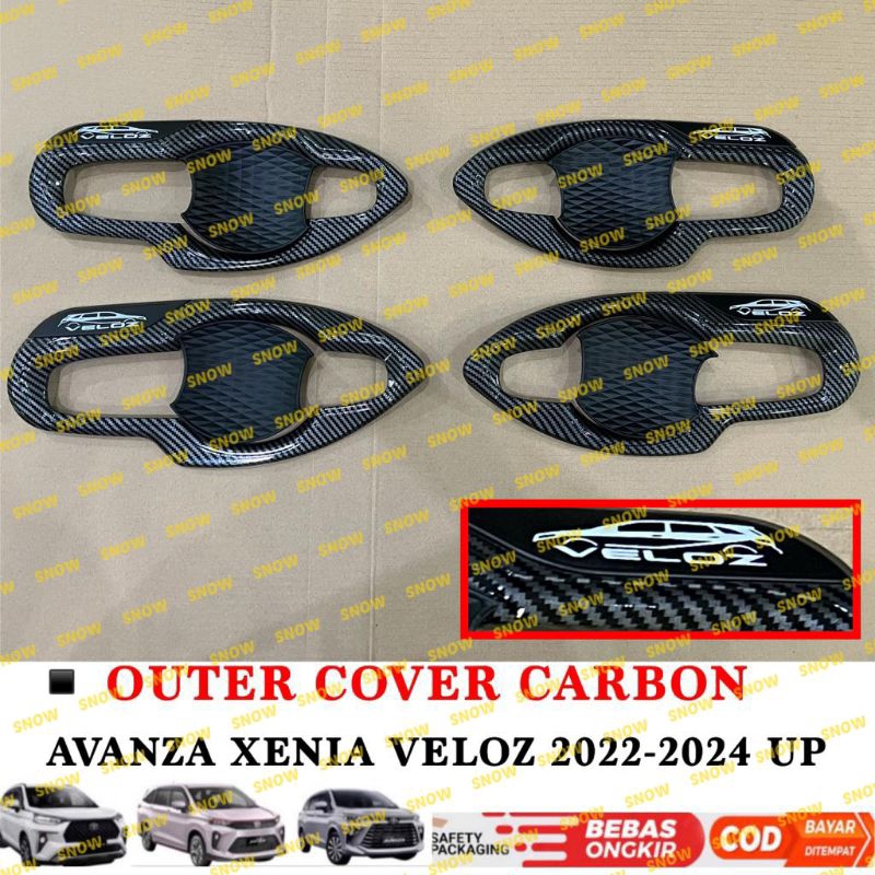 Cover Outer Avanza Xenia Veloz 2021 2022 2023 2024 UP Exclusive Carbon