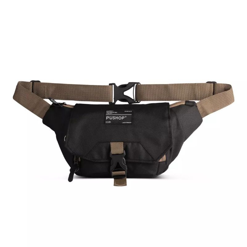 Waistbag Tas Selempang Pria Simpel Casual