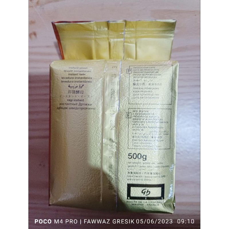 Fermipan Ragi Instan 500gr / Ragi Fermipan INSTANT YEAST BROWN FERMIPAN BUNGKUS 500 gram