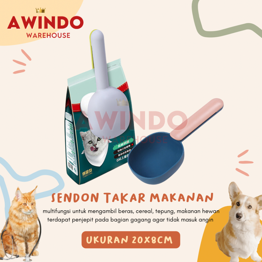 DOSE - Sendok Takaran Makanan Hewan Kucing Anjing Pet Food Scoop