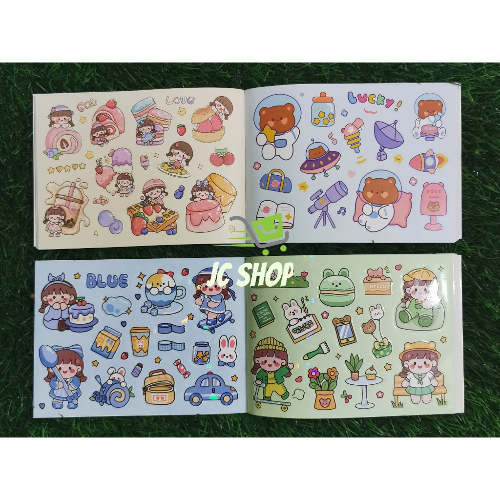 

Stiker Buku Kreatif Dekorasi / Sticker Book (1 Buku isi 24 Lembar) Uk.11 Cm x 15 Cm