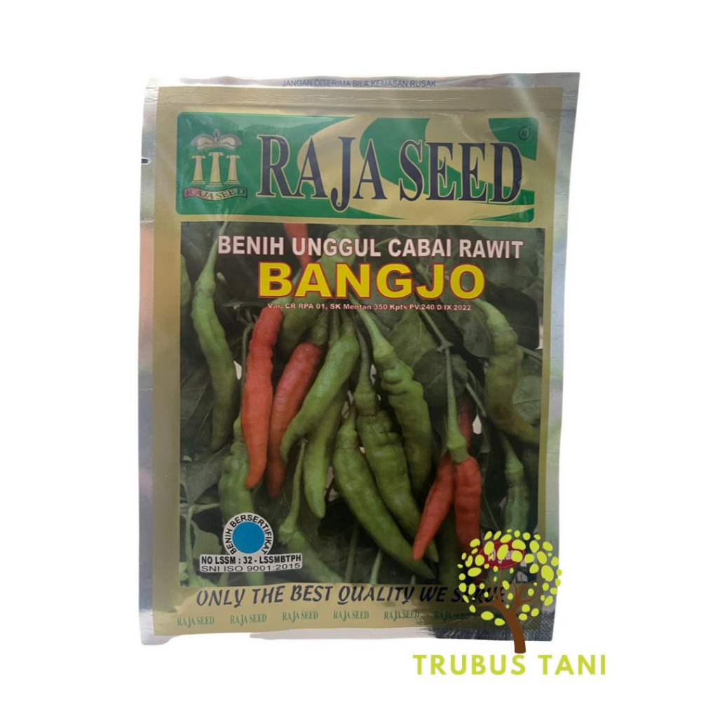 Benih Cabe Rawit Unggul Merunduk Bangjo 10Gram - Cap Raja Seed