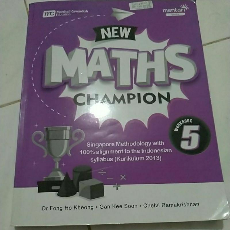 new maths champion 5 workbook