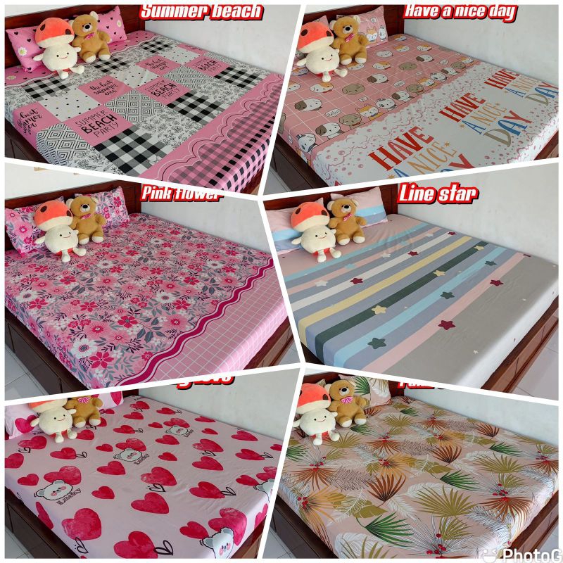 Sprei home made 180x200 (2sarban+2sargul)