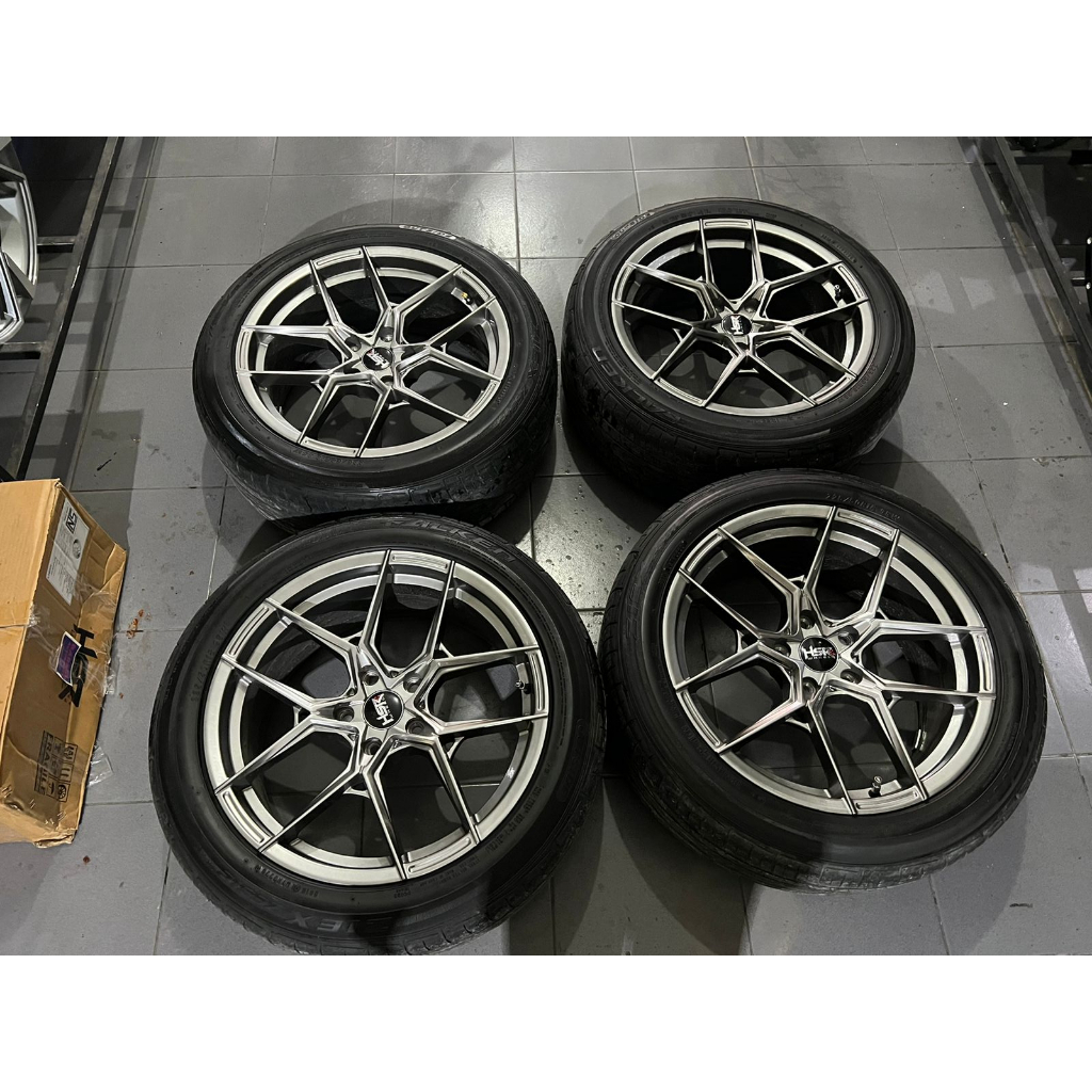 VELG BEKAS WURZBURG R18X8 LUBANG 5 PCD 5X114 ET40 + BAN 225 50 R18