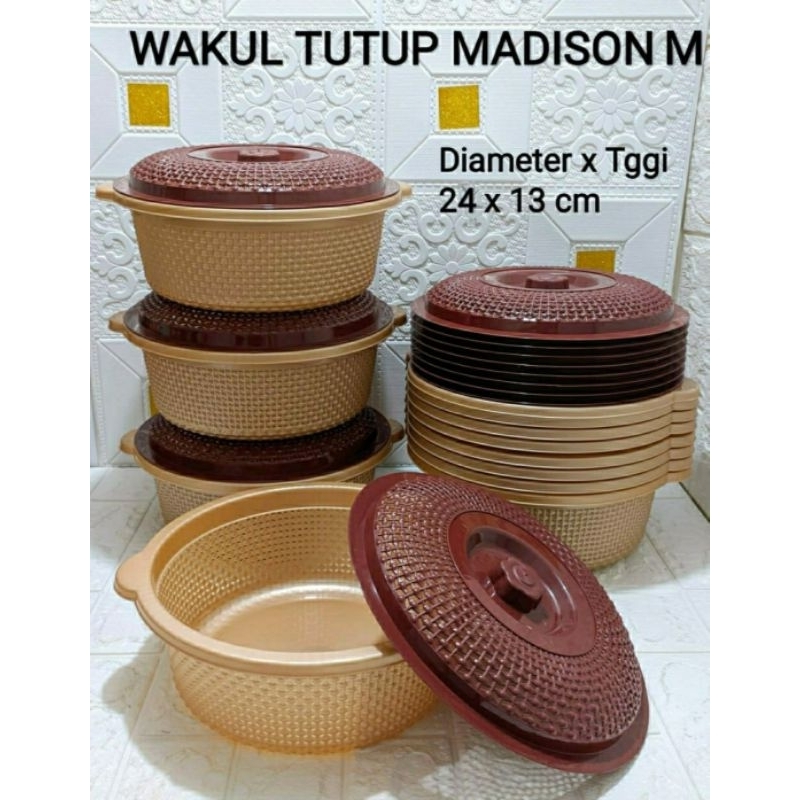 Wakul Tutup Madison Serbaguna Isi 6Buah